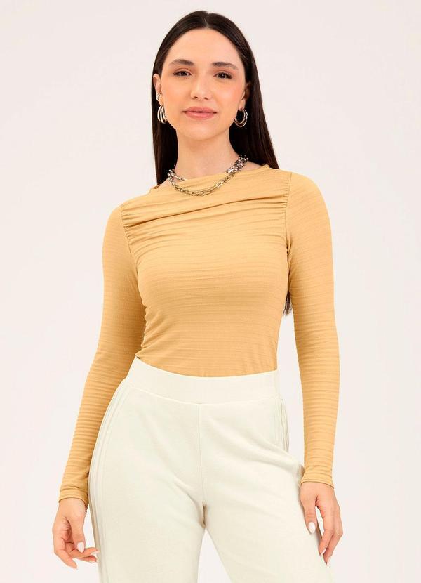 Cativa - Blusa em Viscose Amarelo Claro