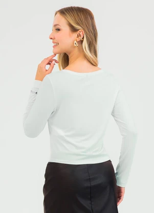 Cativa - Blusa em Viscose Bege - CATIVA
