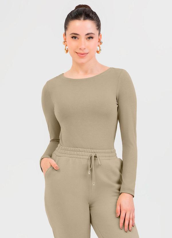 Cativa - Blusa em Viscose Marrom
