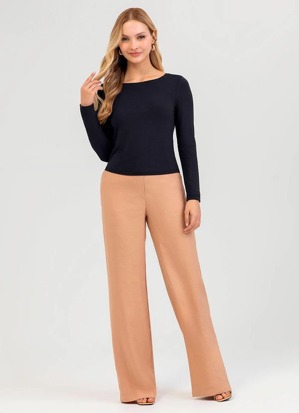 Cativa - Blusa em Viscose Preto 3