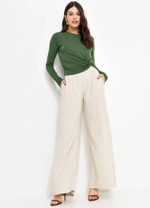 You Premium - Blusa em Viscose Verde - YOU PREMIUM