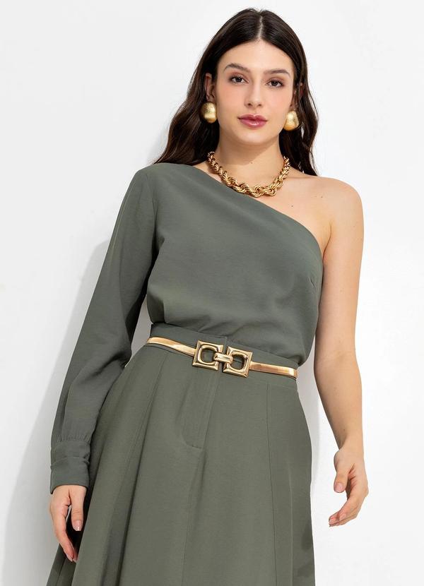 You Premium - Blusa em Viscose Verde