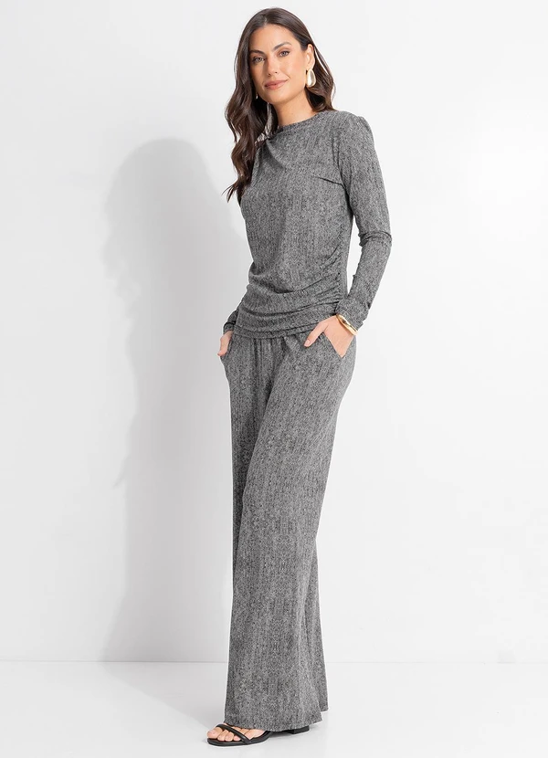 Quintess - Blusa Espinha de Peixe em Malha de Viscose 4