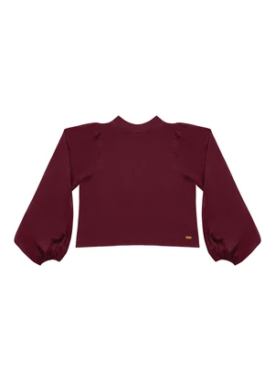 Angel - Blusa Essentials Bordo - ANGEL