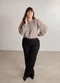 Lunender Mais Mulher - Blusa Estampada Plus Size Laranja - variação: Marrom