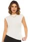Rafree - Blusa Fem Harvard Washed Off White - variação: Off White