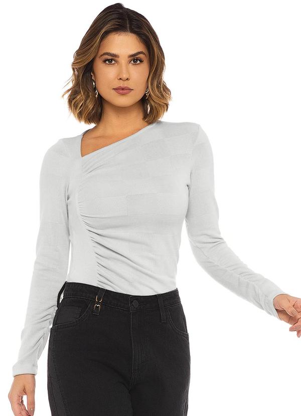 Rafree - Blusa Fem Manga Longa Cinza 1