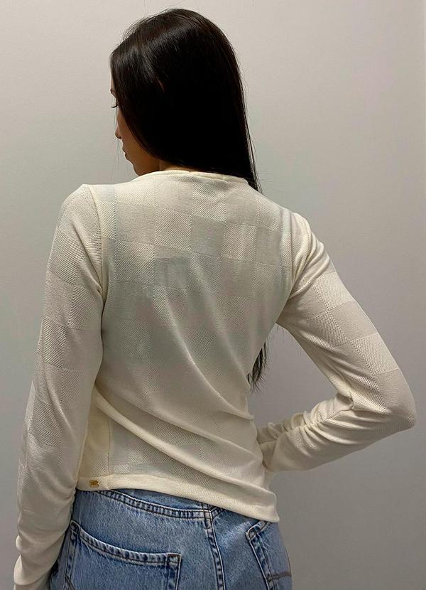 Rafree - Blusa Fem Manga Longa Off White 2