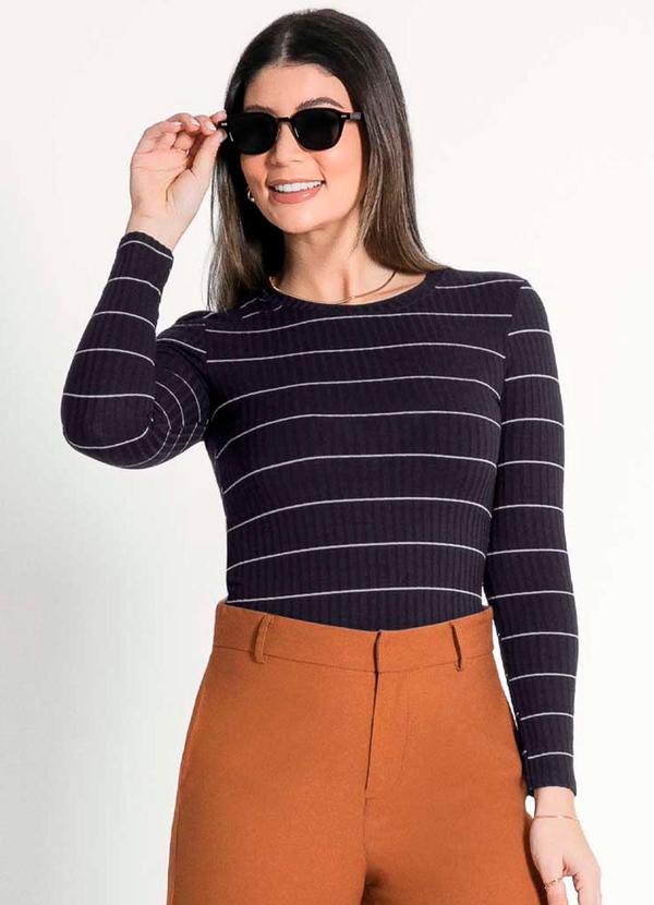 Habana - Blusa Feminina Adulta Basica Preto