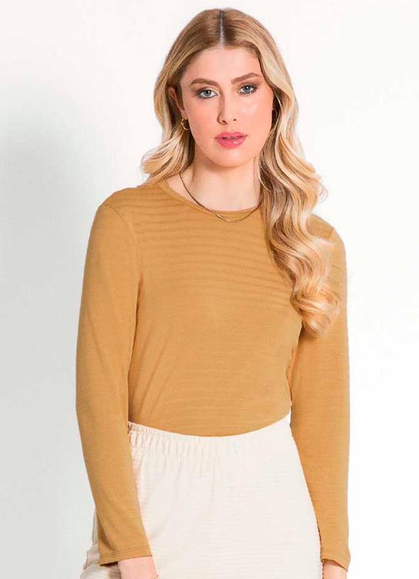 Habana - Blusa Feminina Adulta Conforto Laranja