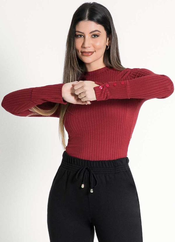 Habana - Blusa Feminina Adulta Conforto Vermelho