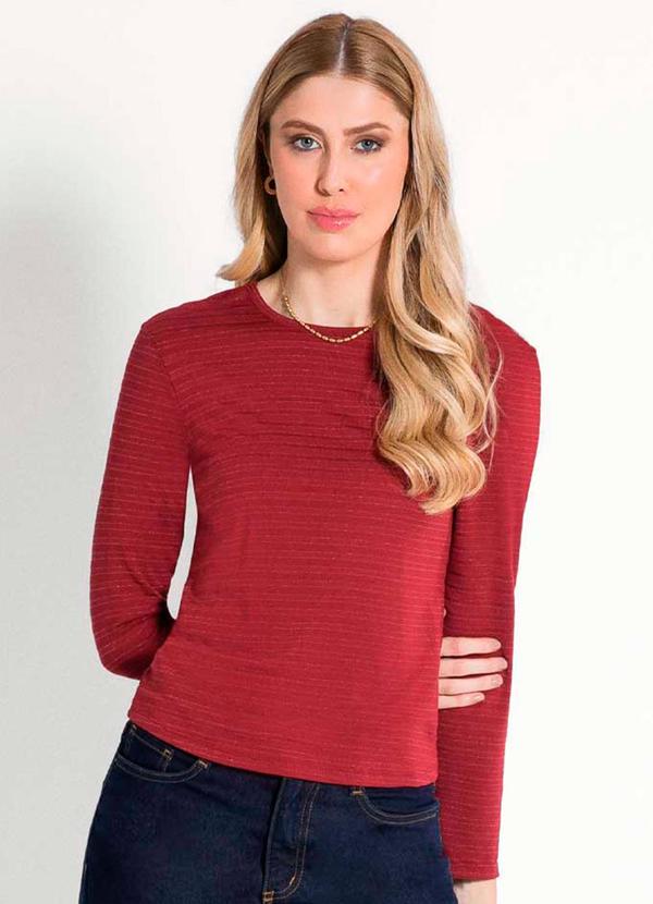 Habana - Blusa Feminina Adulta Conforto Vermelho