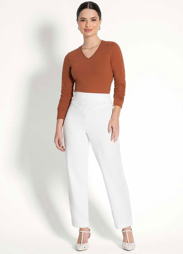 Habana - Blusa Feminina Adulta Elegancia Marrom 2