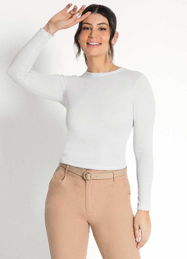 Habana - Blusa Feminina Adulta Estilosa Branco