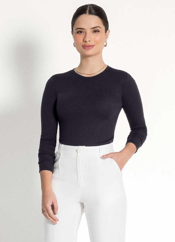 Habana - Blusa Feminina Adulta Estilosa Preto