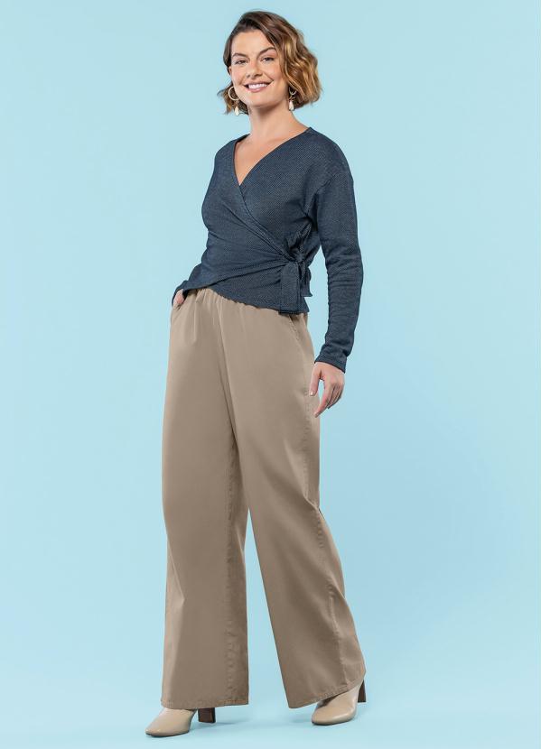 Marialícia - Blusa Feminina Adulto Azul 2