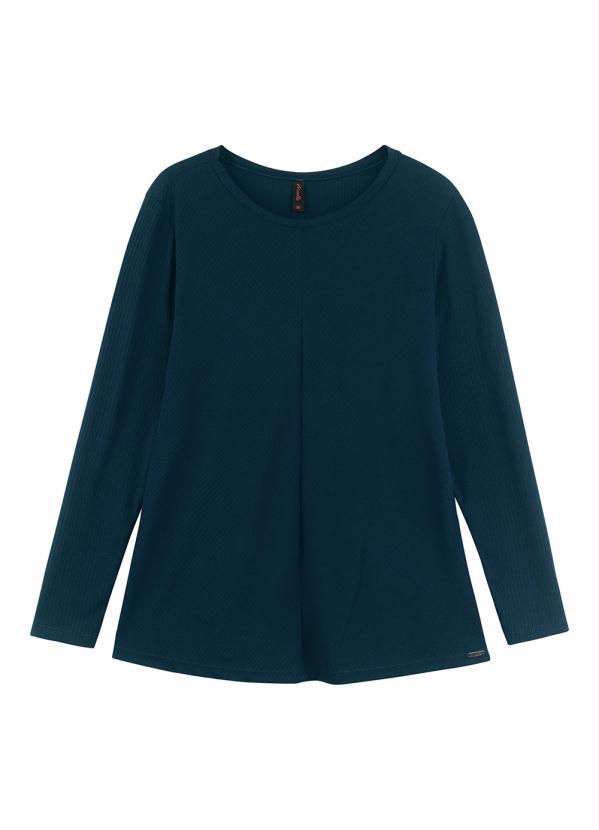 Maelle - Blusa Feminina Adulto Azul 3