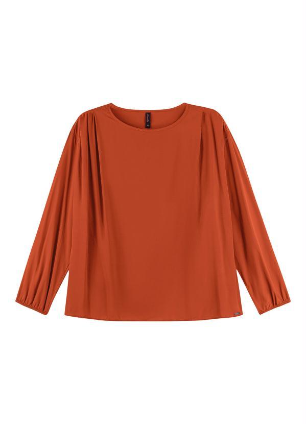 Maelle - Blusa Feminina Adulto Laranja 4