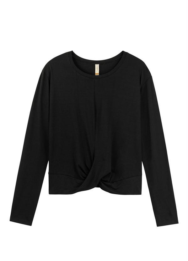 Marialícia - Blusa Feminina Adulto Preto 3