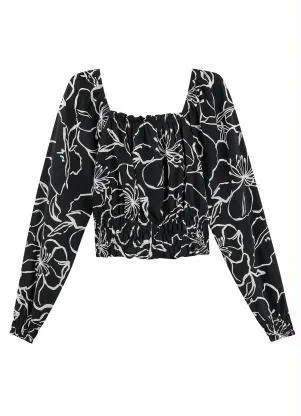 Marialícia - Blusa Feminina Adulto Preto - MARIALÍCIA