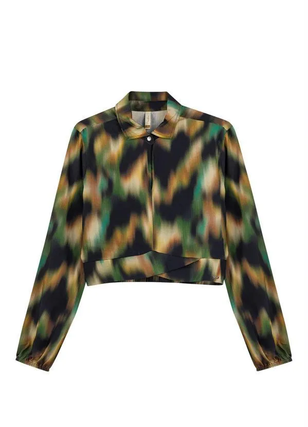 Marialícia - Blusa Feminina Adulto Preto 6