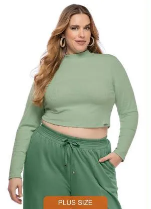 Maelle - Blusa Feminina Adulto Verde - MAELLE