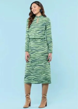 Marialícia - Blusa Feminina Adulto Verde - MARIALÍCIA