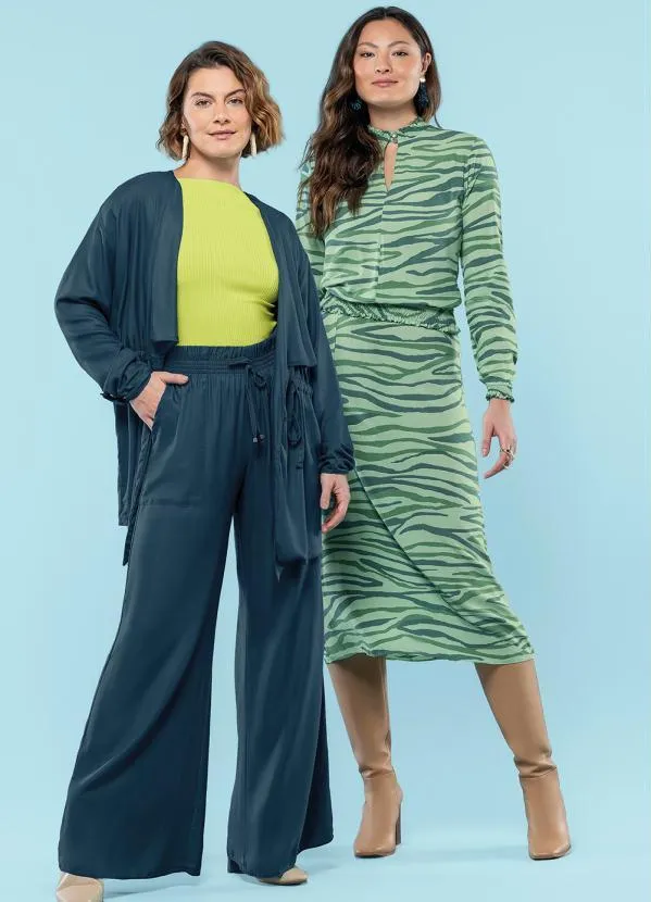 Marialícia - Blusa Feminina Adulto Verde 3