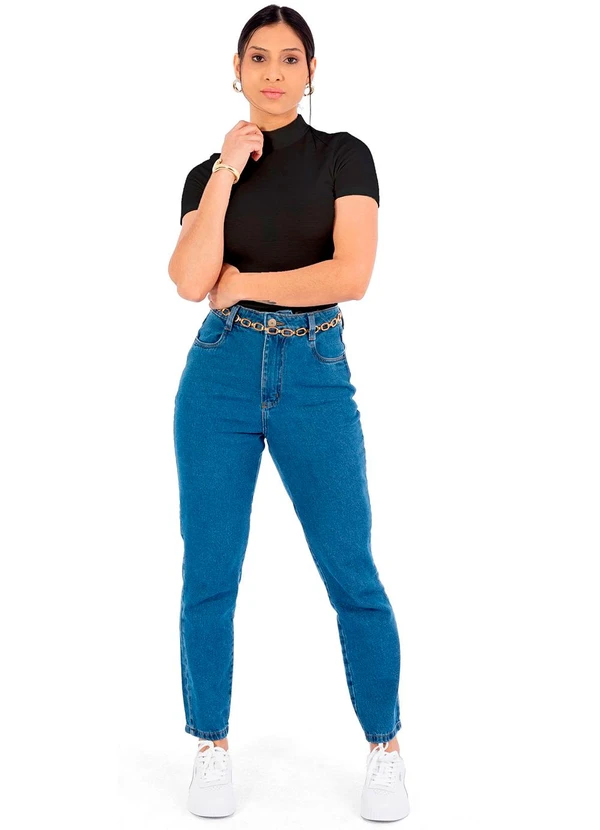 Cobertura - Blusa Feminina Ana Ruga Feminino Preto 2