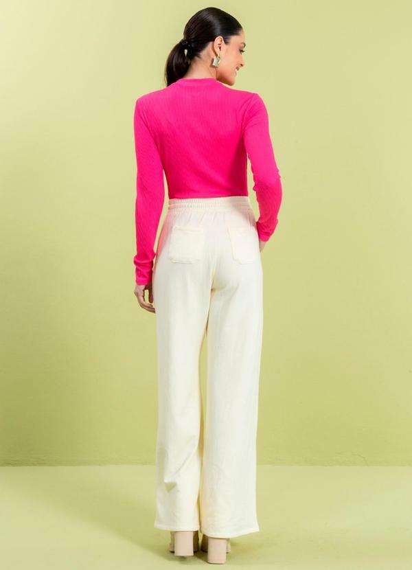 Cativa - Blusa Feminina Básica Manga Longa Rosa 3