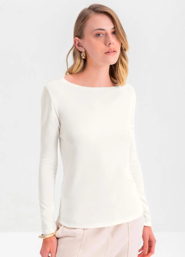 Essendi - Blusa Feminina  Bege