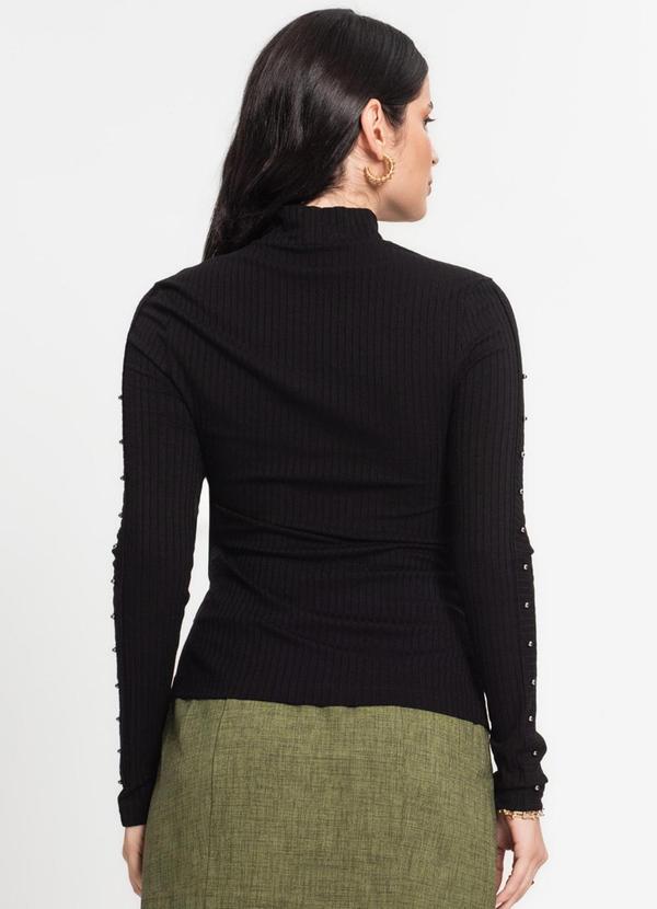 Rovitex - Blusa Feminina Canelada Preto 2