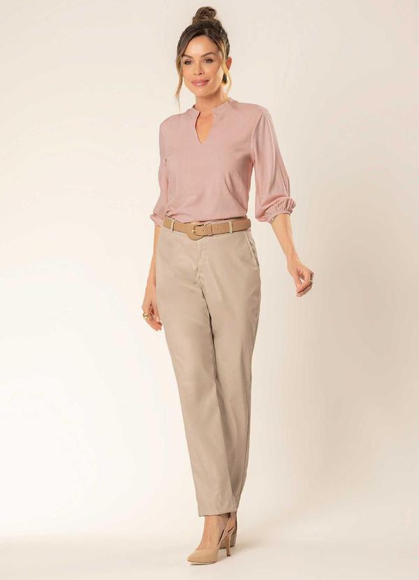 Cativa - Blusa Feminina com Decote Rosa 2