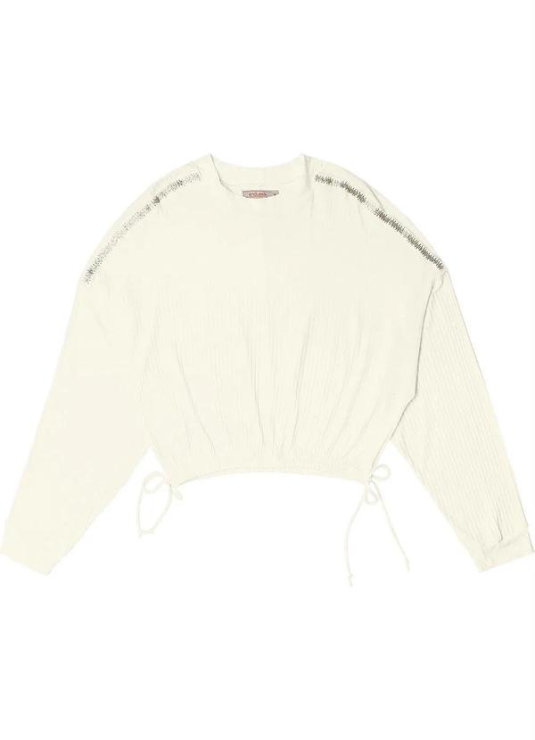 Endless - Blusa Feminina com Glitter Bege 1