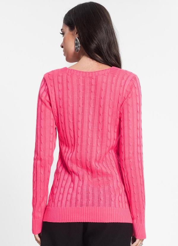 Select - Blusa Feminina de Tricot Básico Rosa 2