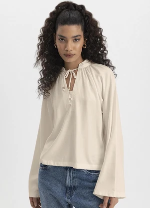 Essendi - Blusa Feminina Dinamarca Natural - ESSENDI