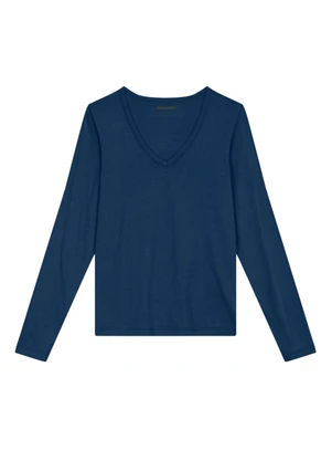 Essendi - Blusa Feminina em Cotton Azul - ESSENDI
