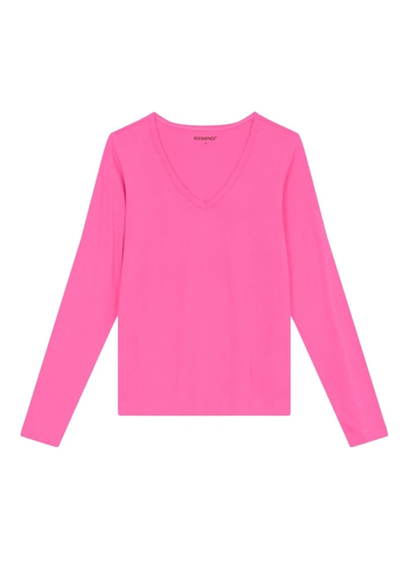 Essendi - Blusa Feminina em Cotton Rosa