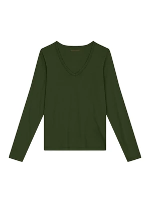 Essendi - Blusa Feminina em Cotton Verde - ESSENDI