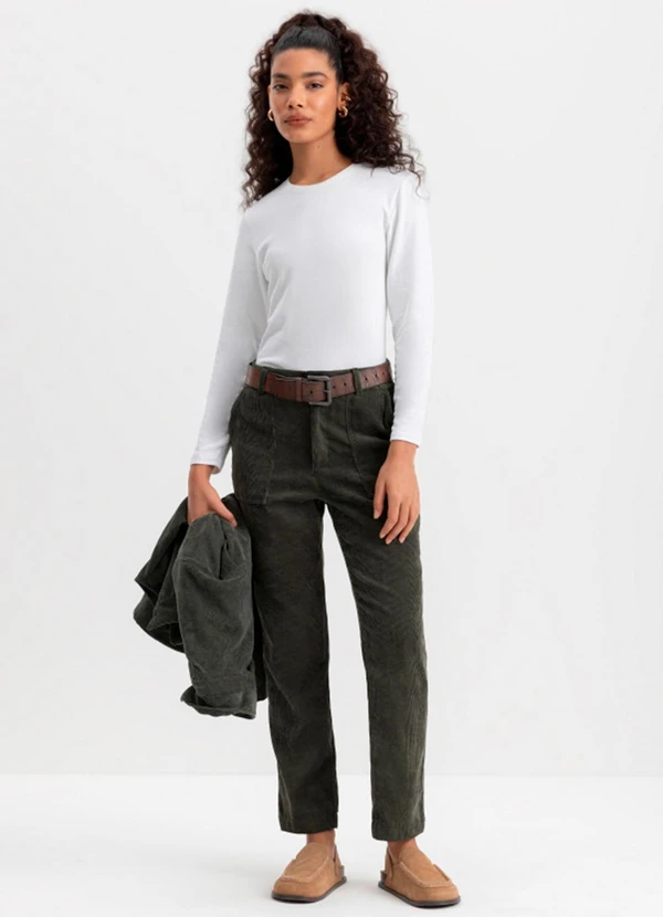 Essendi - Blusa Feminina em Malha Térmica Branco 3