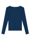 Essendi - Blusa Feminina em Ribana Azul - variação: Azul