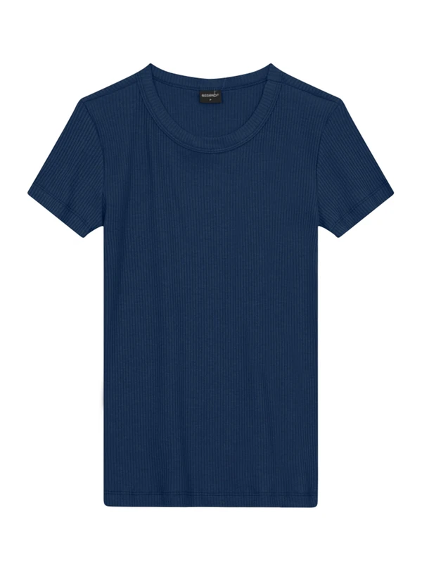 Essendi - Blusa Feminina em Ribana Azul