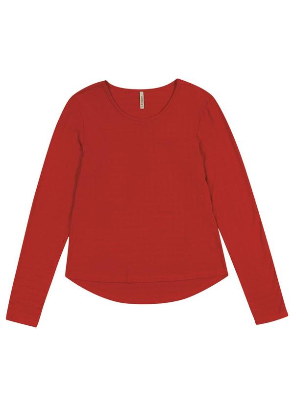Habana - Blusa Feminina em Visco Trento Vermelho