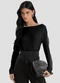 Dianna - Blusa Feminina em Viscose Creponada Bege - variação: Preto