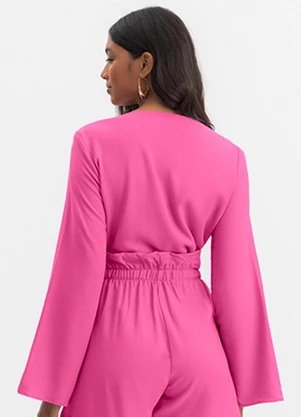 Essendi - Blusa Feminina em Viscose Rosa - ESSENDI