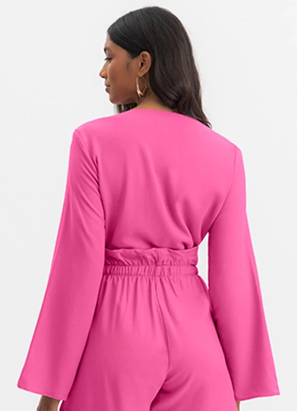 Essendi - Blusa Feminina em Viscose Rosa 2