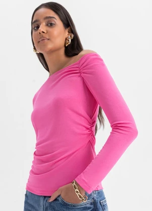Essendi - Blusa Feminina em Viscose  Rosa - ESSENDI