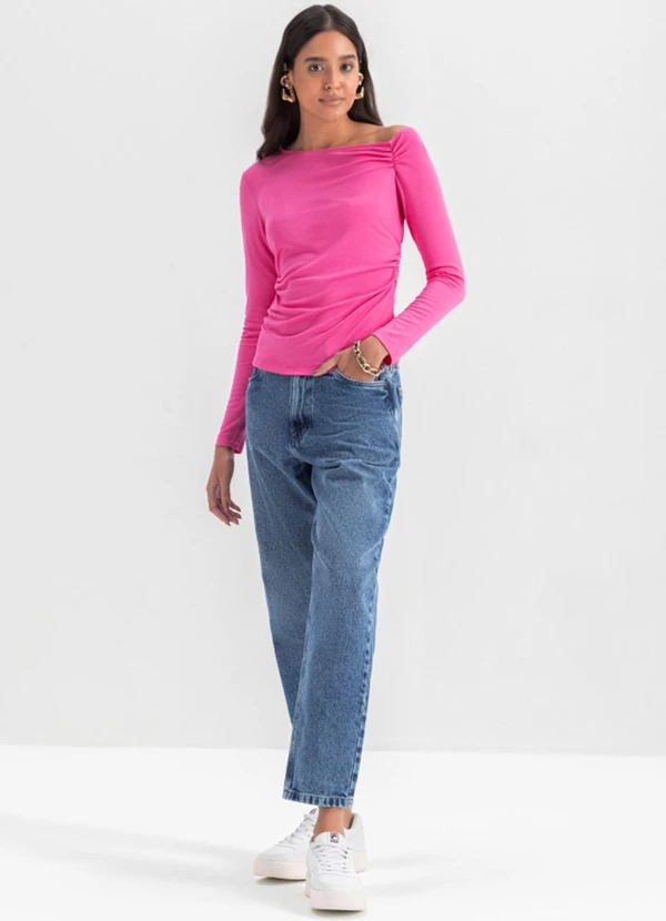 Essendi - Blusa Feminina em Viscose  Rosa 3