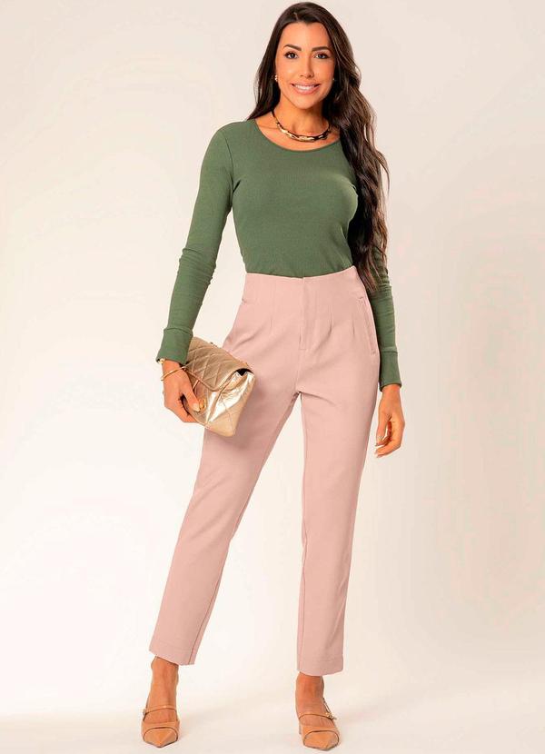 Cativa - Blusa Feminina Estilosa de Manga Comprida Verde 2