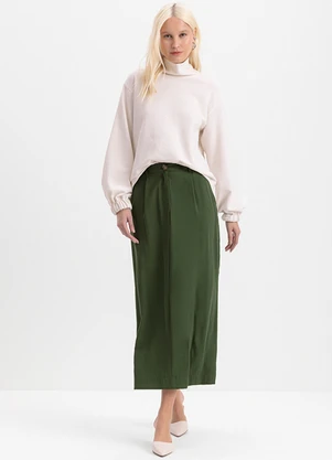 Essendi - Blusa Feminina Gola Alta Natural - ESSENDI